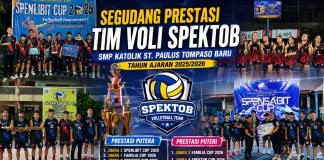 Segudang Prestasi Voli SMP Katolik St. Paulus Tompaso Baru Warnai Tahun Ajaran 2025/2026