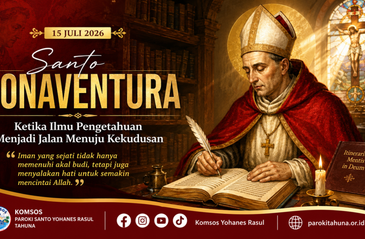 Santo Bonaventura: Ketika Ilmu Pengetahuan Menjadi Jalan Menuju Kekudusan