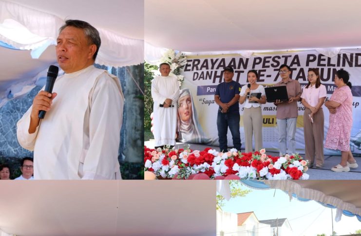 Paroki Santa Veronika dari Binasko Rayakan Pesta Pelindung dan HUT ke-7, Diwarnai Launching Website Digital
