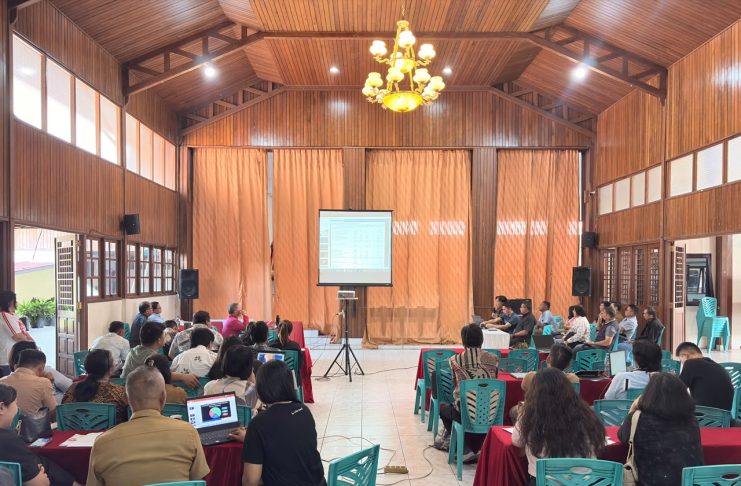 Uskup dan Tim Keuskupan Manado hadiri Monitoring dan Evaluasi Program Kerja Kevikepan Tondano-Mitra di Paroki Tataaran.