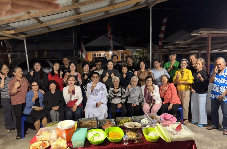 Pastor Paroki Tataaran kunjungi WR. Malaikat Agung Gabriel, Perkuat Persatuan dan Kebersamaan Umat