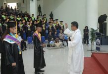 RD. Jacob Adilang Hadiri Wisuda Polnustar, Gereja Hadir Mendukung Dunia Pendidikan