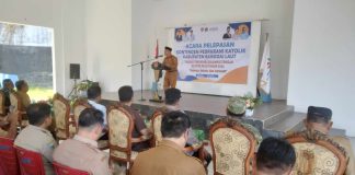 Pemkab Banggai Laut Lepas Kontingen Pesparani Katolik ke-I Tingkat Provinsi Sulawesi Tengah Tahun 2026